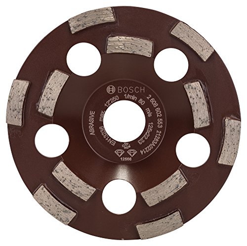 BOSCH Diamanttopfscheibe Expert für Abrasive, 50 g/mm, 125 x 22,23 x 4,5 mm, 2608602553