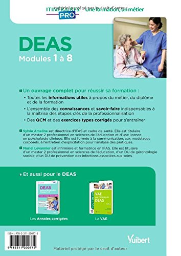 Diplôme d'État d'Aide-soignant - DEAS - Modules 1 à 8 - Préparation complète pour réussir sa formation