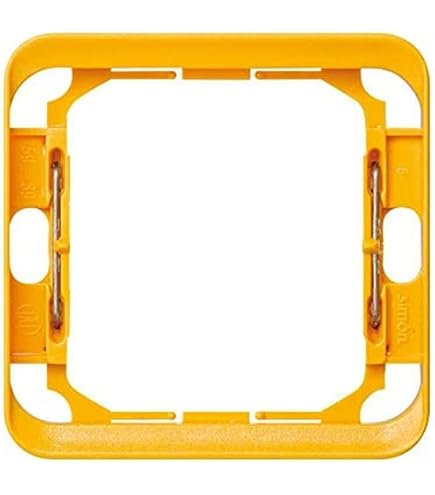Simon 75041-60 Placca Copripresa E Copri Interruttori, Colore Bianco, Design Minimal Per Pareti.