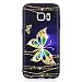 Produktbild Samsung Galaxy Hüllen, Hozor Dünne Weiche TPU Silikon Handyhülle Schutztasche Back Cover Gemalt Geprägt Muster Schutzhülle Etui für Samsung Galaxy S7 / SM-G930F 5.1 zoll - Diamant-Schmetterling