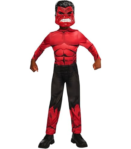 Hulk Muskelkostüm – Grünes Superhelden-Muskelshirt, Größe M (50), Für Karneval & Halloween