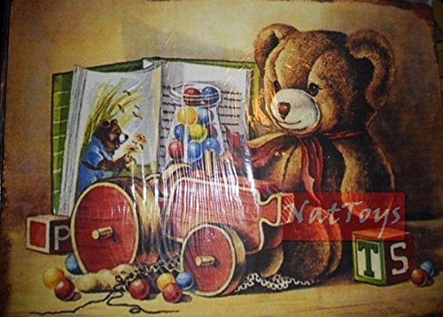 EDICOLA Targa Pubblicitaria GIOCHI ORSETTO Peluche Pubblicitarie Latta Collezione Compatible avec