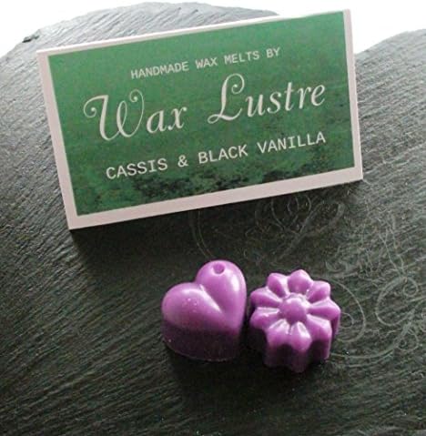 "Cassis &amp; Black Vanilla" Designer Perfume type, Handmade Highly fragranced, premium quality wax melts (Sample pack of 2)