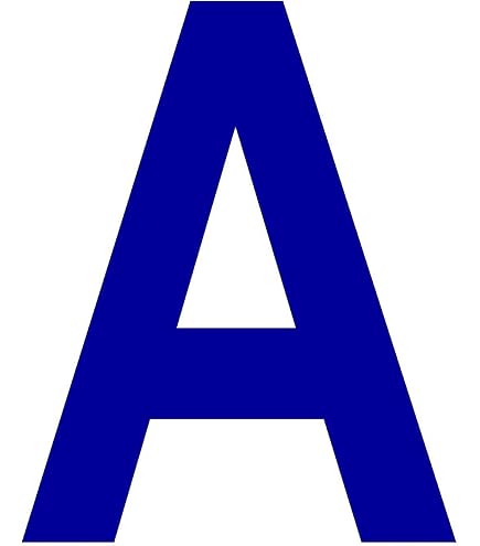 5 Adesivi Lettere/Numeri 30 Cm - Plastica Per Esterno, Bianco, Personalizzabili