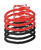 --- 6PIEZAS PULSERAS --- Una orden incluye 6piezas pulseras cuerda, 2 diversos colores, rojo y negro, opción más económica para usted.