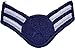 Produktbild Zwei Streifen USA Air Force/New/Badge/Military Rank/Sergeant/USAF/SPECIAL Corps/Tuch bestickt Patch/Replica/Sleeve Badge/Ideal für Militär, Air Force Reenactment, Fancy Kleid/Elvis/Top Gun/3,8 cm Höhe von Rank Streifen X 8,9 cm Breite