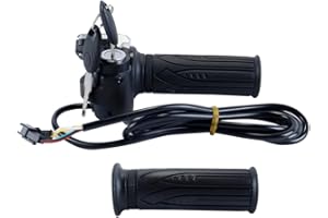 VOANZO Manopola acceleratore bici elettrica 48V con display di tensione e corrente