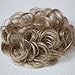 PRETTYSHOP Scrunchy Scrunchie Bun Updo Hairpiece Hair Ribbon Ponytail Extensions Curly Diverse Colors (blonde mix 27/613)