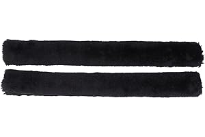 QHP William Hunter Equestrian - Riendas (piel sintética, con cierre de velcro, 45 cm),