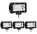 Produktbild ALPHA DIMA 4X LED Arbeitsscheinwerfer 72W LED Zusatzscheinwerfer Auto 12V 24V Scheinwerfer Offroad Flutlicht Spotlight 6000K Wasserdicht IP67 Arbeitslicht