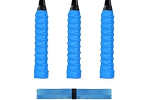ILLUVA 3 Pack Racket Grip Tape, Anti Slip Tennis Overgrips Absorbent Badminton Squash Replacement Racket Grip