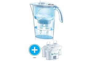 Laica Kit de Jarra Stream Blanca + 3 filtros, Pack