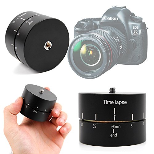 Duragadget T  te de tr  pied Time-Lapse panoramique pour Canon EOS M5   EOS 5D Mark IV  Olympus E-M1 II E-PL8  et Sony a99 II appareils Photo SLR