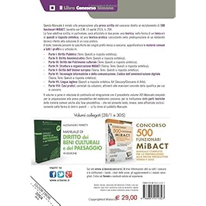 500 funzionari MiBACT. La prova scritta del concorso. Manuale per la preparazione all
