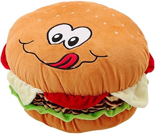 UDreamTime Series Home Sofa Decor Plush Cushion Cover Pillow Hamburger 15.8*15.8Inch (40cm*40cm)