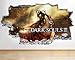 Produktbild Dark Souls 3 2 Smash Vinyl Poster Wohnzimmer Schlafzimmer Wand Aufkleber 3D Kunst Aufkleber (Riesige (100 x 175 cm))