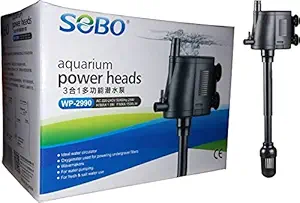 Jainsons Pet Products? SOBO WP-2990 Multifunction Submersible Pump for Aquarium Fish Tank Power Heads