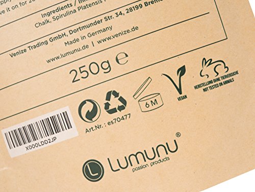 Deluxe Spirulina Algen Detox Maske (250g), 100% natürliche Heilerde gegen fettige Haut & Hautunreinheiten, reine Gesichtsmaske zur Porenverfeinerung - 7