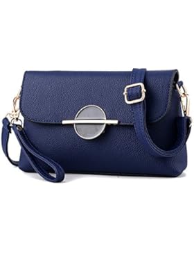 AILEESE Freizeit Mode Leder Frauen Kleine Schulranzen Schultertaschen Handtasche Messenger Umhängetasche