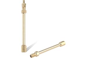 Caybats Prolunga per Valvola Antiriflusso da 10 cm con Aspiratore Integrato, Adatta per Monopattini, Bici, Auto, e Furgoni, Accessorio Gonfiaggio Pneumatici