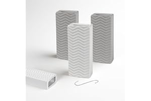 MAURY'S IL NUMERO UNO DEL RISPARMIO Maury's Umidificatore d'Acqua per Radiatore - con Gancio, Ambiente, Termosifone, Riscaldamento, in Ceramica, Rilascio Efficiente, per la Casa, Idea Regalo - Colore Assortito (Zig-Zag)