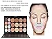 Lover Bar 20 Colour Makeup Cream Contour Kit-Camouflage Pro Concealer Palette-Professional Face Corrector-Cosmetics Foundation Contouring and Highlighter+Vegan 11pcs Make Up Brushes Set Beauty Blender