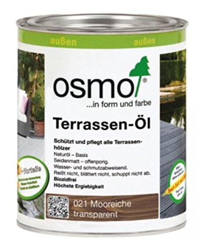 Osmo Terrassen-Öl 021 Mooreiche 2,5 Liter Gebinde