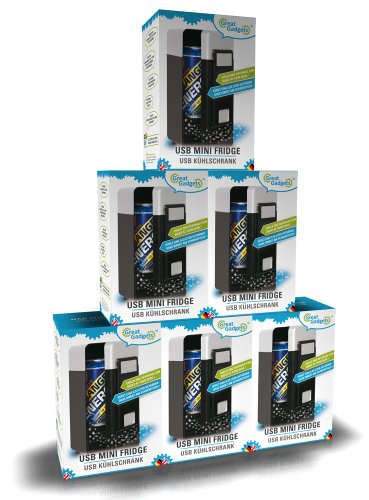 GreatGadgets 3072-2 USB Minikühlschrank (Schwarz) - 8