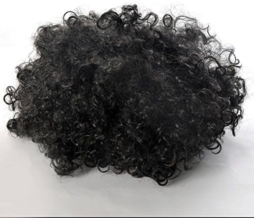 SolPortalHome Ethnic Human Hair Afro-hair Wig Black