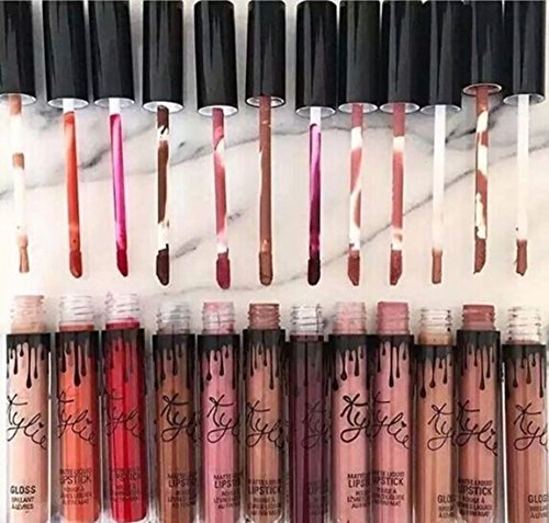 Cabet Waterproof Long Lasting Matt Liquid Lipstik Beauty Lip Gloss 12 Farben - 3