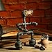 Produktbild Weinlese-industrielle Tabellen-Lampen-rustikale Stahlwasser-Rohr-Art-Schreibtisch-Lampen-Eisen-Unterseiten-antike Tabellen-Lampe für Bedside-Schlafzimmer-Bar-Café , 6