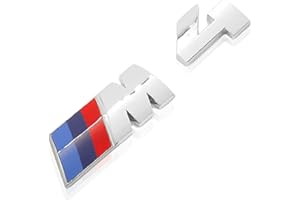 VICYOL S&D Emblemas Adhesivos para Coche. Insignia Plateada Cromada. Pegatinas ABS Decorativas Accesorios Automovil.