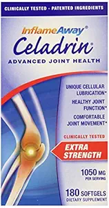 Celadrin Advanced Joint Health 1050 Mg, 180 Softgels Fast, Long Lasting Joint Comfort
