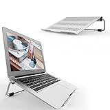 Compatibilidad: Soporte para portátil universal para regazo de entre 11" y 17" como el Apple MacBook, MacBook Air, MacBook Pro, Dell XPS, HP, Samsung, Lenovo.