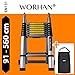 Produktbild WORHAN® 5.6m TELESKOPLEITER ANLEGELEITER KLAPPLEITER TELESKOP LEITER MULTIFUNKTTIONS LEITER K5.6 (.5.6m+Tashe)