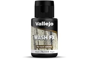 Vallejo Peinture de lavis acrylique, 35 ml - Noir