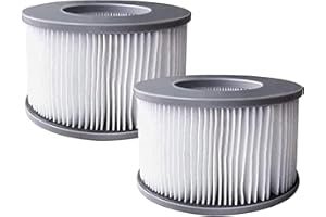 Benfosh 2 cartuchos de filtro para bañeras de hidromasaje y piscinas inflables MSpa, FD2089