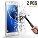 Produktbild Samsung J5 2017 Panzerglas, ikalula 9H Härte Anti-Kratzer Schutzfolie Displayschutzfolie Ultra HD Schutzglas Galaxy J5 2017 Screen Protector für Samsung Galaxy J5 2017 - Transparent (2 Pack)