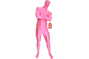 MORPHSUITS Morphsuit Full Body Costume - Pink, XL | Original Bodysuit for Adults & Kids | Super Stretch Suit Great for DIY Party Outfit | Halloween, Cosplay, Fancy Dress | For Men & Women