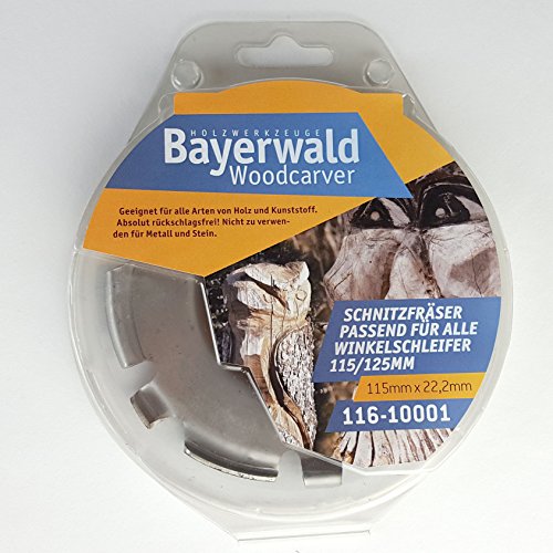 Bayerwald Woodcarver – Frässcheibe für Winkelschleifer / Holzbearbeitung - 2