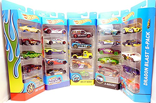 Hot Wheels Cars Hotwheels Car Set Pack of 10 - Brilliant Stocking Filler Xmas Gift