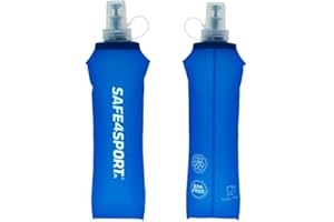 SAFE4SPORT.PL SAFE4SPORT Soft Flask 500 ml niebieski - składana butelka na wodę - miękki bidon z TPU - miękka butelka sportowa