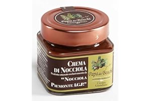 AROMATASTE Brotaufstrich Gianduia Haselnusscreme 60% | Italienische Gourmet Spezialitäten | 250gr