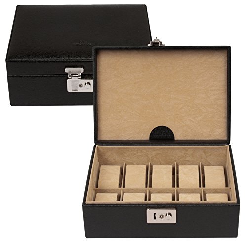 Windrose Beluga Uhrenkassette fr 10 Uhren 8 schwarz Windrose Beluga Uhrenkassette fr 10 Uhren 8 schwarz