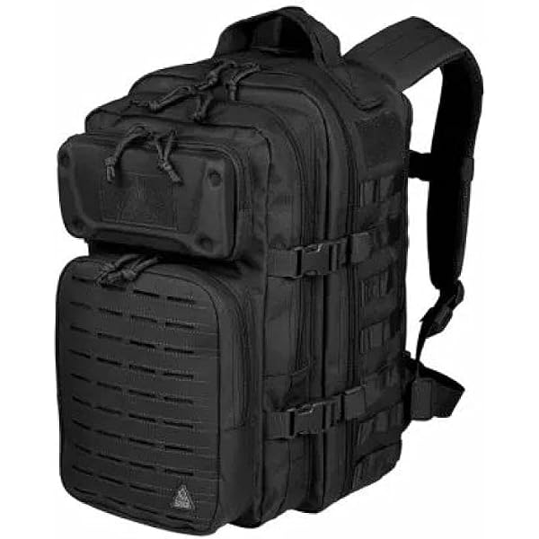 ARES Duty Rucksack 35 Liter, Schwarz – Robust, Ergonomisch, Mit Vielen Fächern Für Outdoor & Alltag