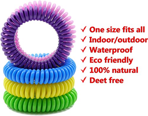 Mückenarmbänder Ein Armband bietet 5–7 Tage Schutz vor Insekten; 10er-Packung Wasserfeste Armbänder, geeignet für Erwachsene und Kinder Wirkt gegen Käfer, Insekten und Mücken Zur Verwendung im Innen- und Außenbereich geeignet. Die Mückenarmbänder von Swamp Aid enthalten natürliche pflanzliche Öle Frei von DEET - 3