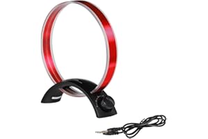 SaferCCTV AN-200 Indoor Loop Antenna Compatible with Kaito 1103, Shack DX-399, Grundig G8, Compatible with Sangean ATS-818, AM Reception, Compatible with Zenith Console