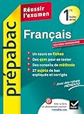 Français 1re toutes séries - Prépabac Réussir l'examen: Cours et sujets corrigés bac - Première toutes séries