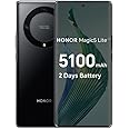 Honor Magic 5 Lite, Sim-Free and Unlocked Mobile Phones, 5G Smartphone, 6GB+128GB, 6,67” Curved AMOLED 120Hz Display, 64MP Triple Rear Camera, 5100 mAh Battery, Dual SIM, Android 12, Midnight Black
