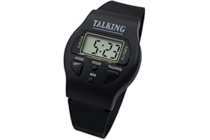 VISIONU Reloj Parlante en Español para Ciegos, Niños, y Los Ancianos, Deportes Electrónicos Hablar Relojes 742S-ES